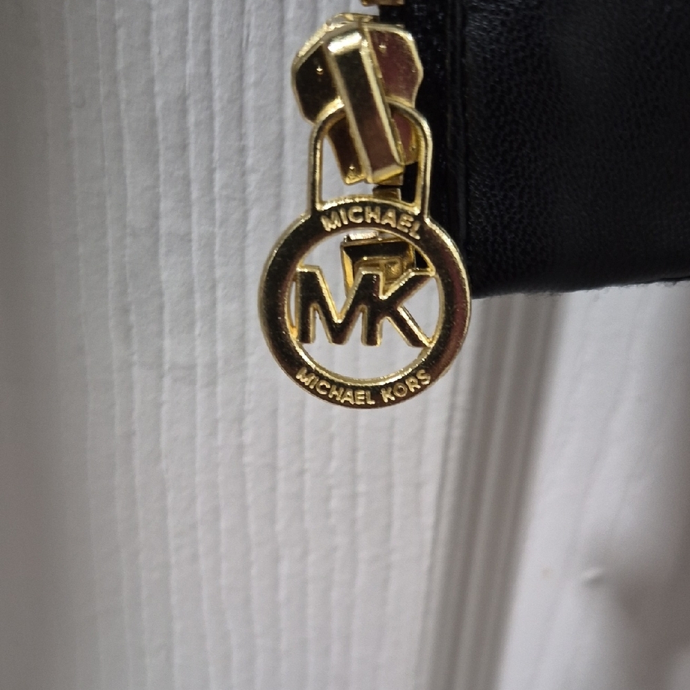MICHAEL Michael Kors Black Jacket with Gold Zipper - Picture 4 of 9